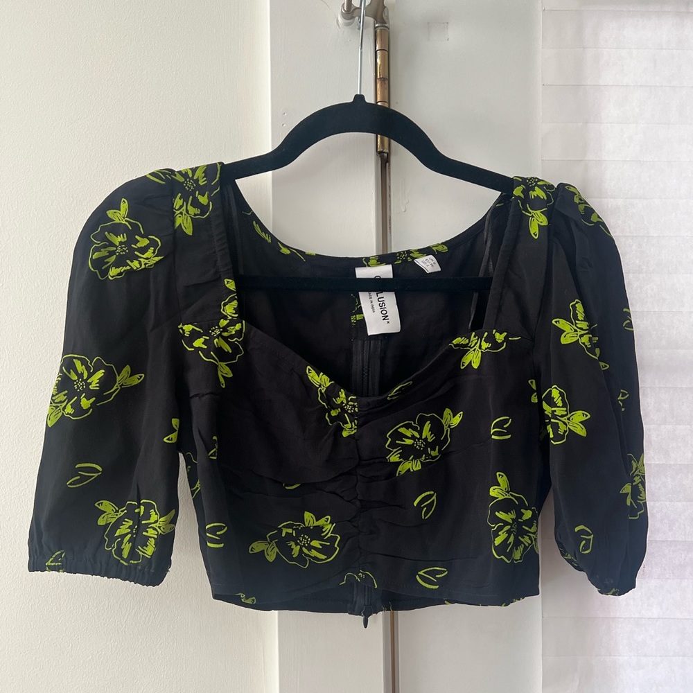 Cropped Bustier Top